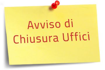 Avviso di chiusura degli uffici (DEMOGRAFICI)